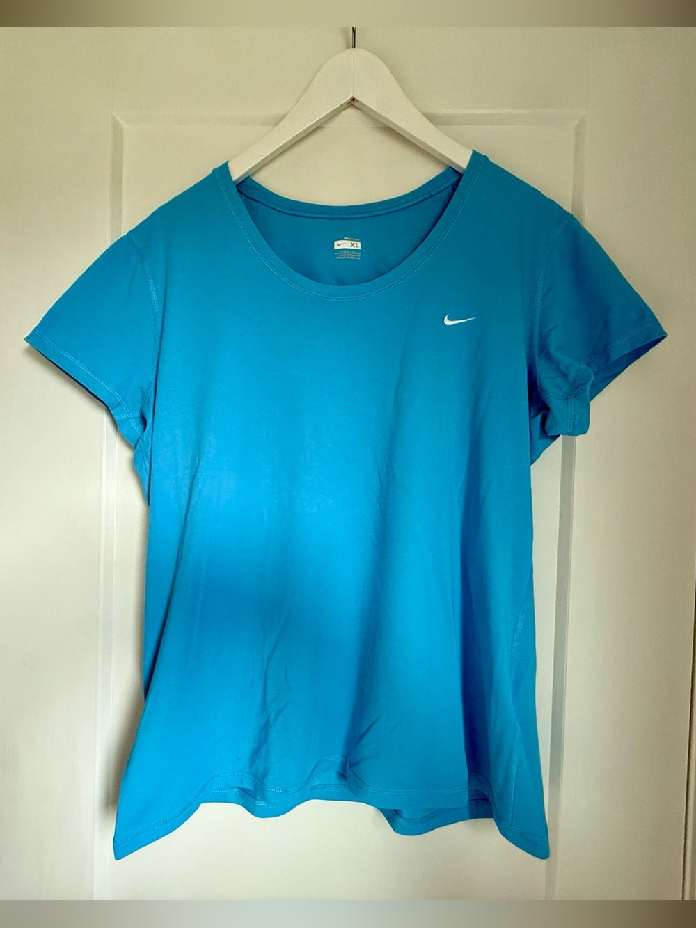 Nike Women's Turquoise Short Sleeve Performance Tee